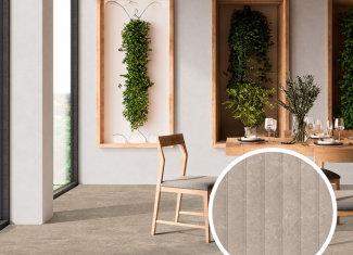 Carrelage mat sol et mur effet pierre relieve Beige 30×30 – Etna