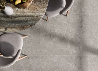 Carrelage mat sol et mur effet pierre Gris 60×60 – Etna