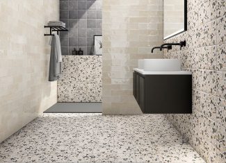 Carrelage sol effet Terrazzo 20×20 – Lava Stone