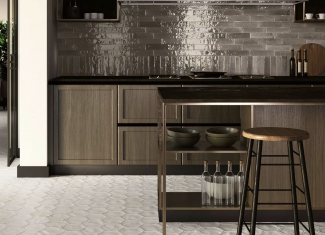 Carrelage hexagonal mur et sol intérieur mat White 15×17,3 – Hope