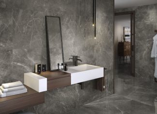 Carrelage intérieur effet marbre mat Grey 60×120 – Bayona