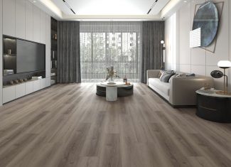 Parquet SPC Arancio Taupe 22,8 × 154 cm – Materia