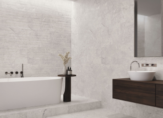 Carrelage mural en relief 40 x 120 – Kibo taupe – Kronos