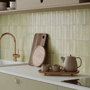 Carrelage mur intérieur zellige - 32x62,5 cm - Limit apple