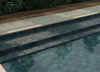 Carrelage intérieur/extérieur zellige – 32×62,5 cm – Block blue