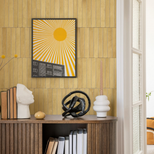 Carrelage mur intérieur zellige - 32x62,5 cm - Long ambar