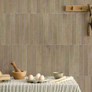 Carrelage mur intérieur zellige - 32x62,5 cm - Long toffee