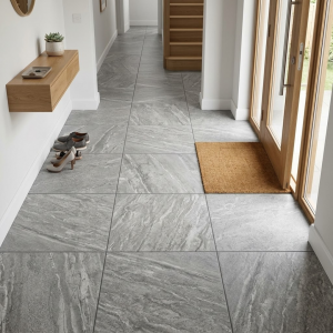 Carrelage effet pierre gris – 60×60 – Pulse grey - Mykonos Ceramica