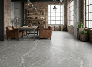 Carrelage effet pierre gris – 60×120 – Pulse grey