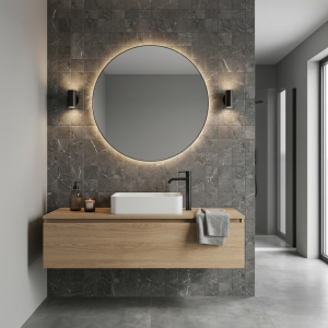 Carrelage mosaïque effet pierre gris foncé – 30×30 – Pulse grey | TACO 10