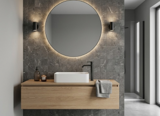 Carrelage mosaïque effet pierre gris foncé – 30×30 – Pulse grey | TACO 10