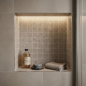 Carrelage mosaïque effet pierre taupe – 30×30 – Pulse taupe | TACO 5