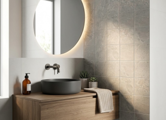 Carrelage mosaïque effet pierre gris – 30×30 – Pulse grey | TACO 10