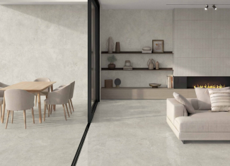 Carrelage effet pierre ivoire semi-poli – 60 x120 –  Sanfrancisco lapodo ivory
