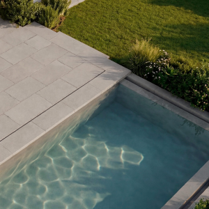 Margelle effet pierre grise - 33x120 - Brighton Grey - Prissmacer