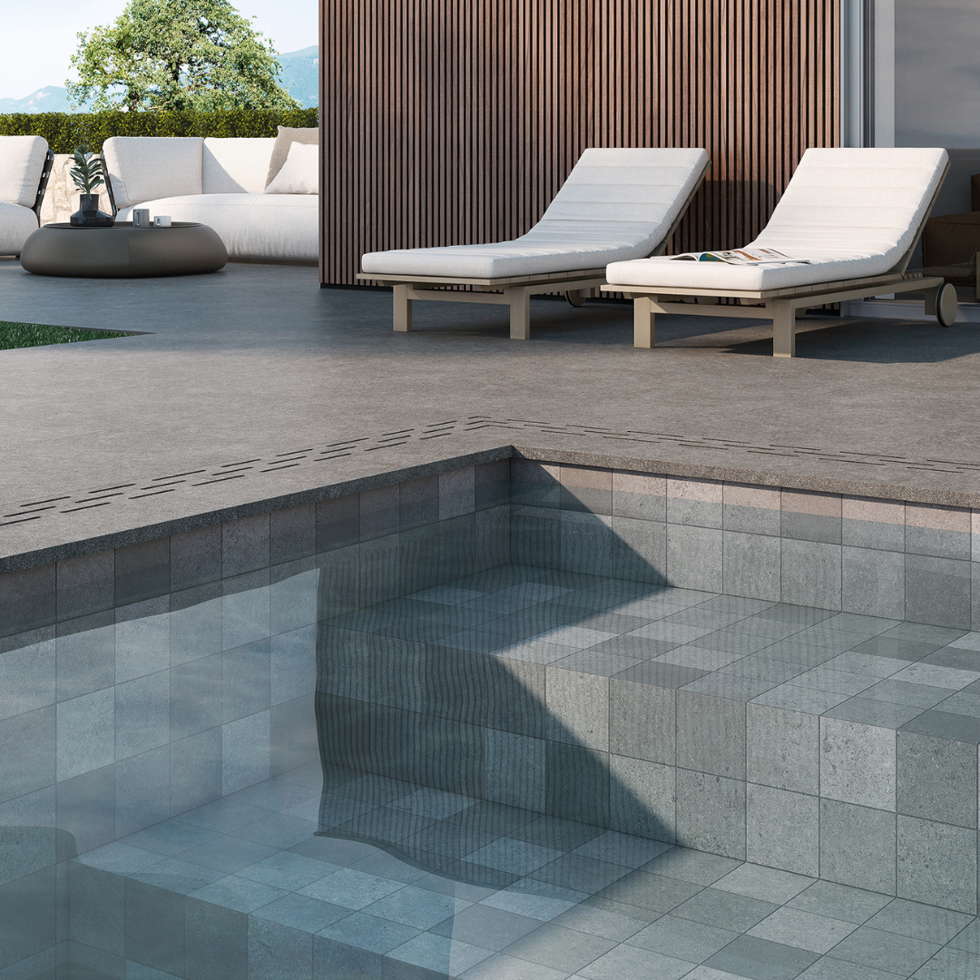 Carrelage effet zellige gris – 15×15 – Maui grey