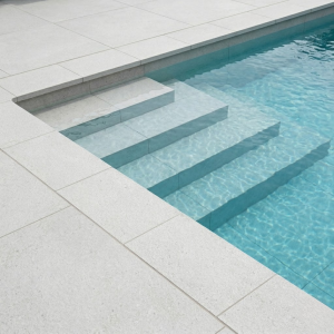 Margelle effet pierre grise clair - 33x120 - Brighton Pearl
