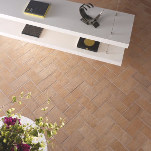 Carrelage effet rustique terracotta  – 30x30 – Abadia Salmon