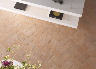 Carrelage effet rustique terracotta  – 30×30 – Abadia Salmon