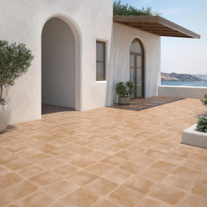 Carrelage ciment effet terre cuite - 33,3x33,3 – Agueda cotto - Navarti