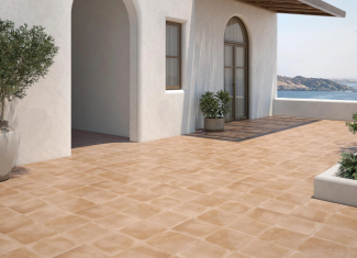 Carrelage ciment effet terre cuite – 33,3×33,3 – Agueda cotto – Navarti