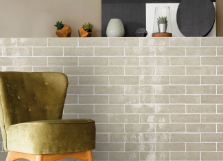 Carrelage effet zellige taupe – 6 x 20 – Soft Taupe