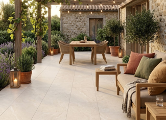 Carrelage effet pierre ivoire – 60×120 – Ribera Marfil