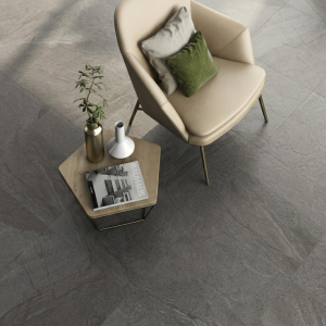 Carrelage effet pierre argent - 60x60 - Halley Argent