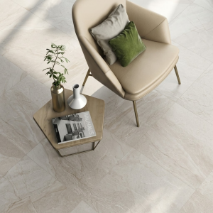 Carrelage effet pierre clair - 60x60 - Halley Light