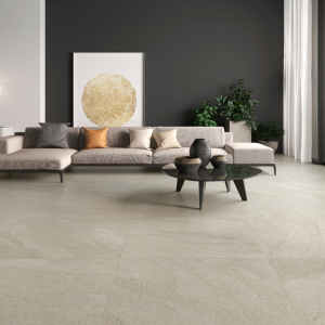 Carrelage effet pierre clair - 100x100 - Halley Light