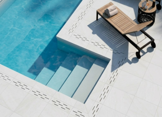 Carrelage extérieur effet pierre blanche 20mm – 60×60 – Halley White