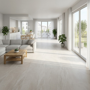 Carrelage effet pierre clair - 60x120 - Halley Light