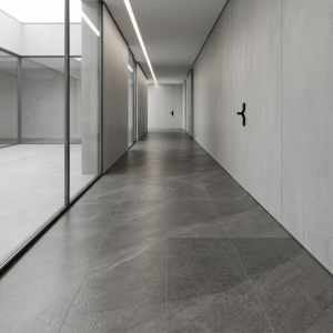 Carrelage effet pierre argent - 60x120 - Halley Argent