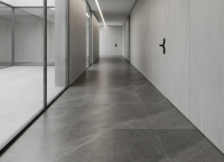 Carrelage effet pierre argent – 60×120 – Halley Argent