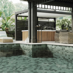 Carrelage effet pierre de bali verte  - 33x33 - Bali Verde