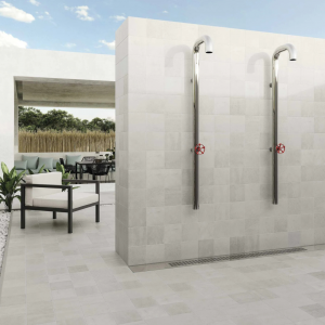 Carrelage effet pierre de bali blanche - 33x33 - Bali Blanco