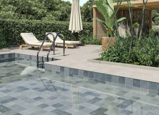 Carrelage effet pierre de bali bleu – 33×33 – Bali Azul