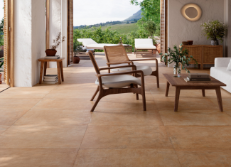 Carrelage XXL aspect terre cuite – 80×80 – Manises Arcilla