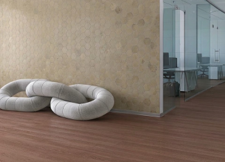 Carrelage hexagonal imitation terre cuite taupe – 15×17 – Physis Chipper
