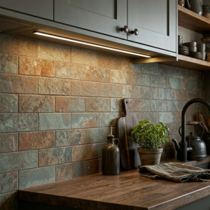 Faience murale effet pierre de bali multi couleur - 10x30 - Yukatan Multicolor