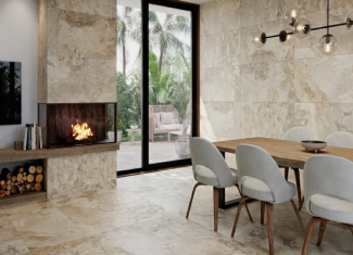 Carrelage effet pierre beige – 60×120 – Yukatan Beige