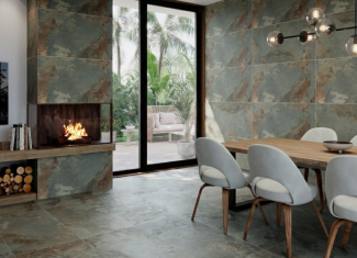 Carrelage effet pierre de bali verte – 60 x120 – Yukatan Verde