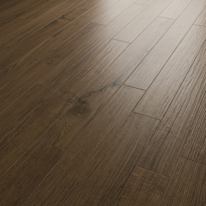 Carrelage aspect bois brun foncé - 19,5x120 - Andina Teca