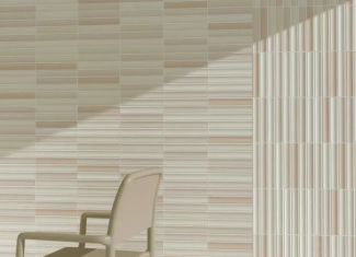Carrelage mural effet cannelé pêche – 11,5×23 – Golden Peach