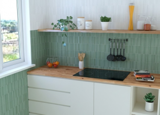 Carrelage mural effet kit kat vert – 11,5×23 – Green – Estudio Ceramico