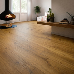 Carrelage imitation parquet miel - 26x160 cm - Iroko - Grespania