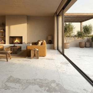 Carrelage effet pierre blanche – 60x60 – Yukatan Blanco