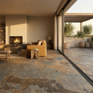 Carrelage effet pierre de bali multicouleur – 60x60 – Yukatan Multicolor