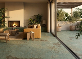 Carrelage effet pierre de bali verte – 60×60 – Yukatan Verde