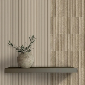 Carrelage cannelé imitation bois - 11,5×23 - Woods